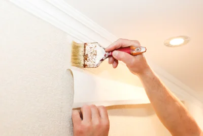 Pose de papier peint à Franois — revêtements muraux et toiles de verre